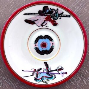 RARE | J.D. | PATE DE LIMOGES COULEUVRE FRANCE SAUCER